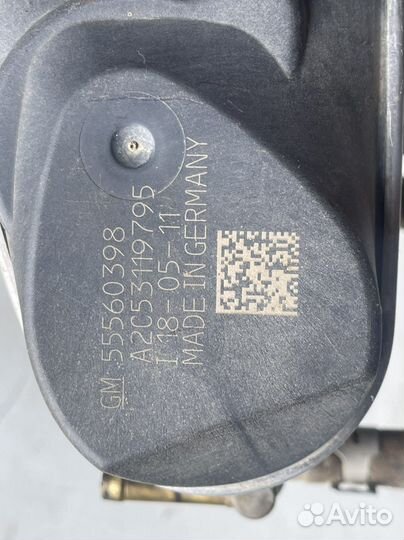 Дроссель opel astra h