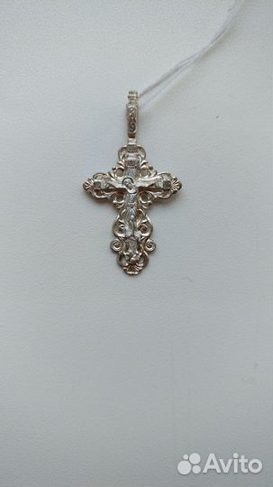 Серебряный крестик