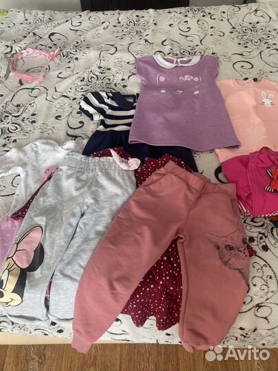 Вещи пакетом для девочки 98 104