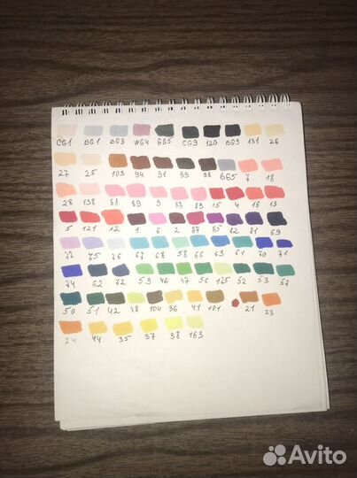 Набор профессиональных двухсторонних маркеров для