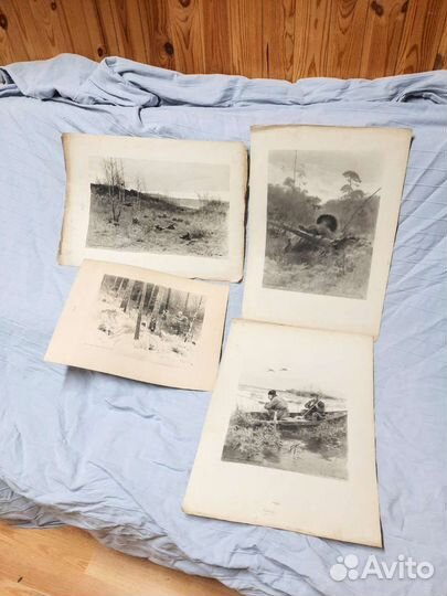 Картины-фототипия,старинные шереръ-набгольцъ