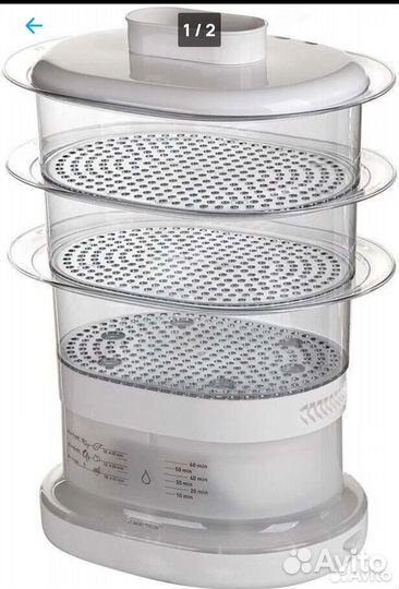 Пароварка Tefal mini compact, состояние новой