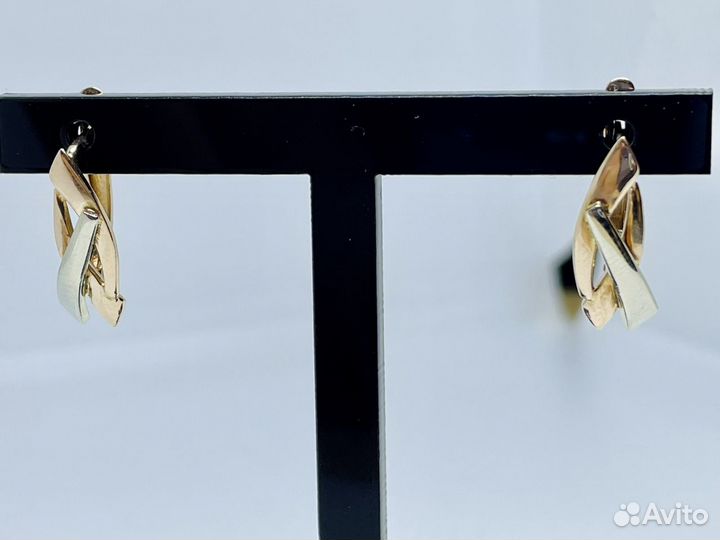 Золотые серьги
