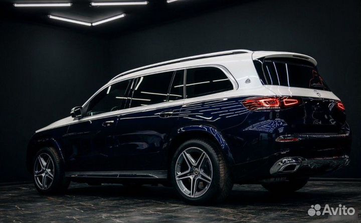 Обвес + пороги на GLS-Class X167 в стиле Maybach
