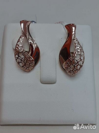 Золотые серьги 585 пробы 022097