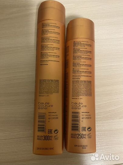 Шампунь и маска для волос estel