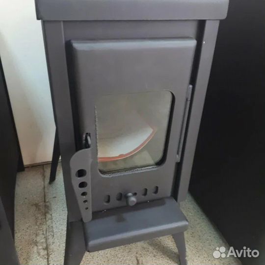 Печь камин с плитой Афина