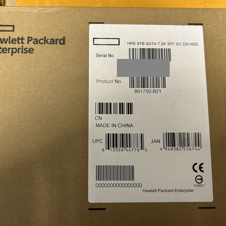 [861750-B21] Жесткий Диск Hp 6tb 861750-B21/862138-001 G9-G10
