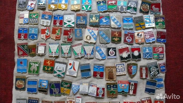 Значки Гербы городов