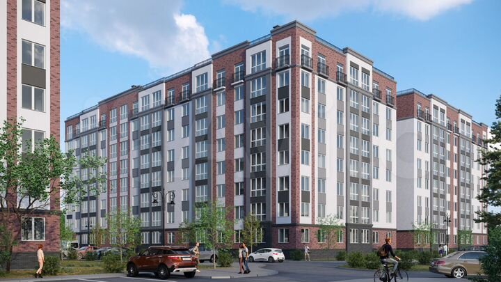 2-к. квартира, 67,2 м², 8/8 эт.