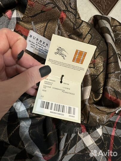 Новый с биркой шарф (палантин) Burberry