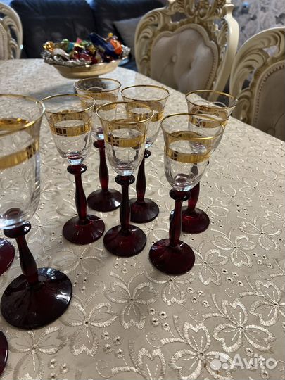 Рюмки и фужеры 12 шт Bohemia