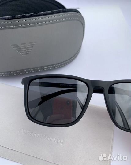 Очки emporio armani черные поляризационные