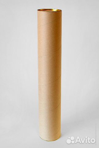 Подарочный крафт тубус