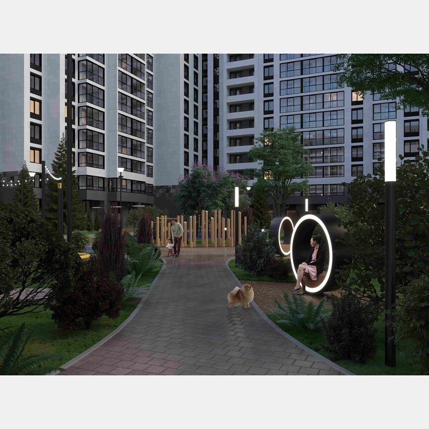1-к. квартира, 42,9 м², 1/16 эт.