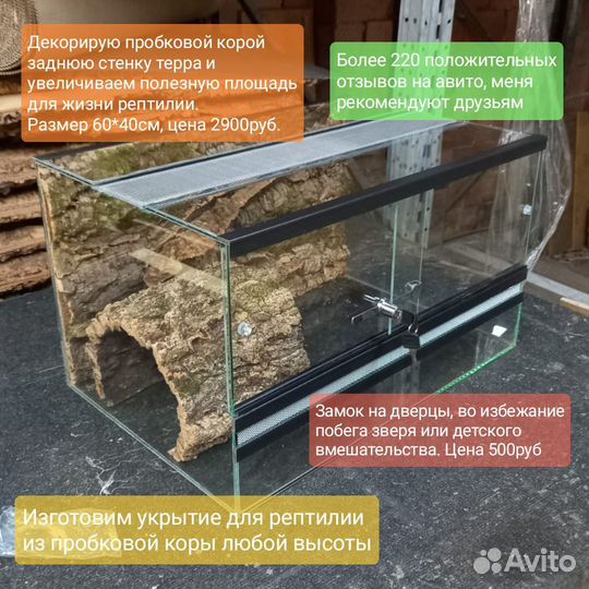 Террариум любого размера на заказ за 2 дня