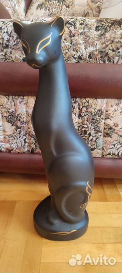 Статуэтка подсвечник, чёрная пантера