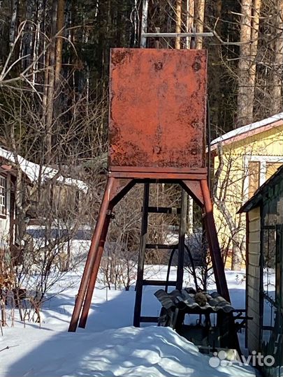Бочка металлическая бак для воды