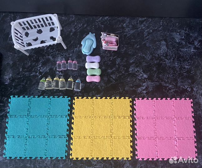 Акссесуары для барби, my mini baby, для мини пупса