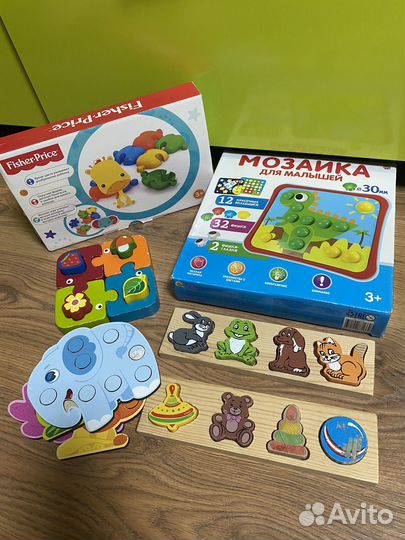 Развивающие игрушки мозаика