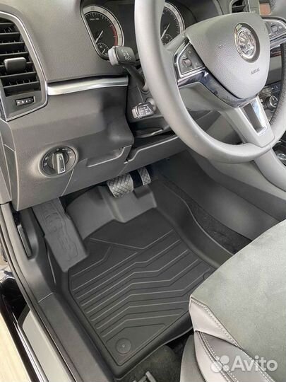 Коврики резиновые 3D LUX для Skoda Karoq 2017г