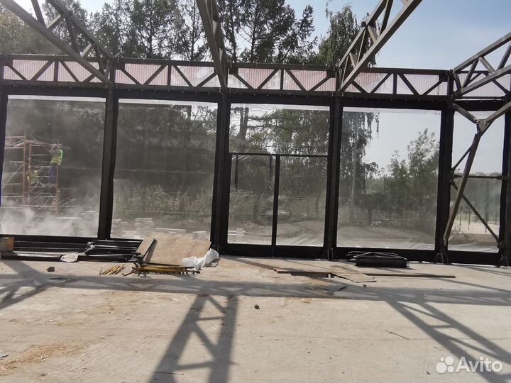 Мягкие окна под выставочный комплекс