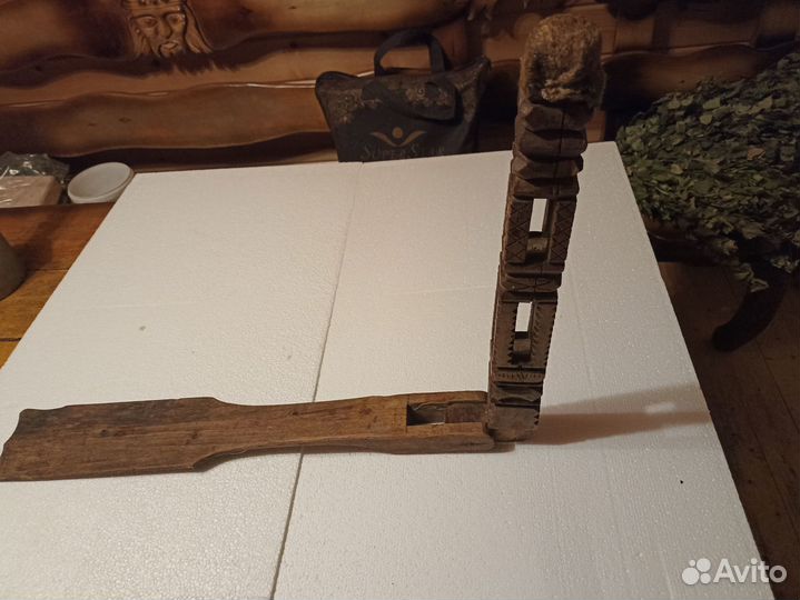 Прялка деревянная старинная