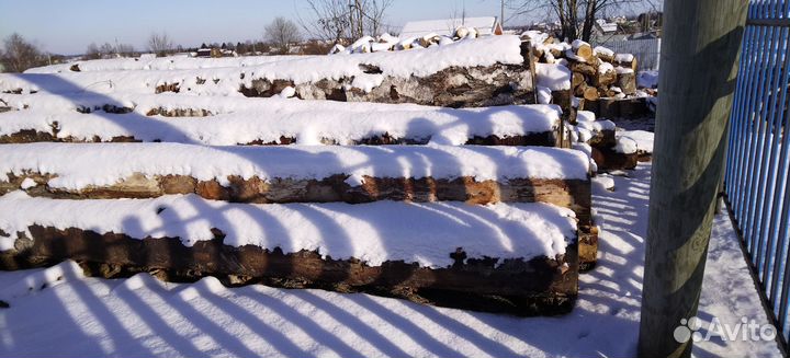 Береза кругляк на дрова. Дрова