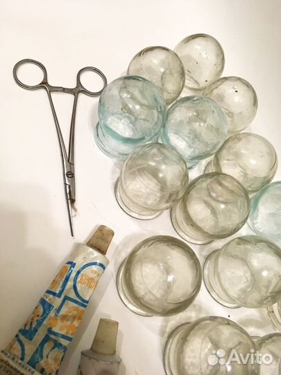 Банки стекло медицинские, вакуумные СССР