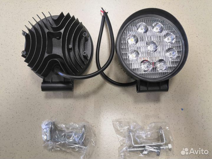 Фары светодиодные 27W комплект