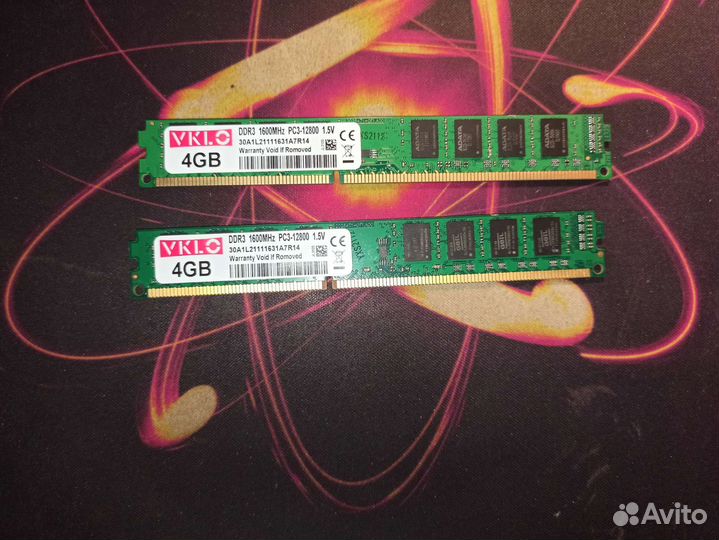 Оперативная память ddr3 4 gb (4шт)