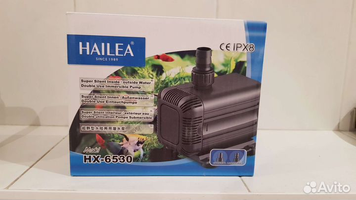 Помпа Hailea HX 6530 (внешняя и погружная)