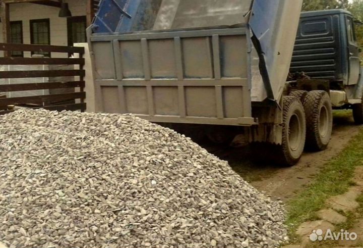 Песок щебень отсев