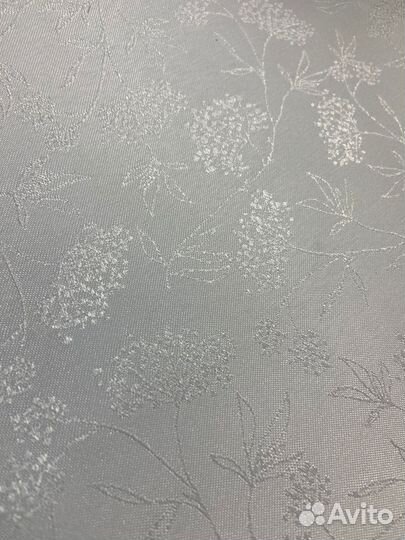 Скатерть новогодняя белая