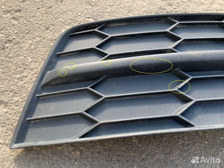 Решетка в бампер левая Rapid 1