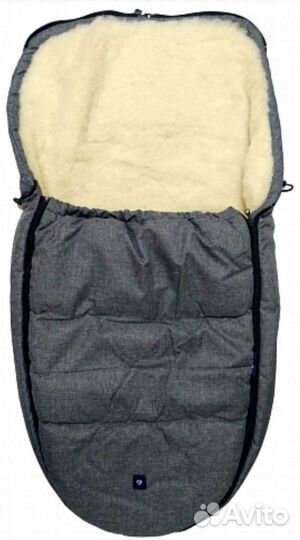 Меховой конверт в коляску