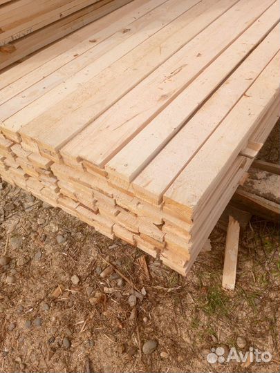 Доска обрезная 25х100 мм, 2 сорт