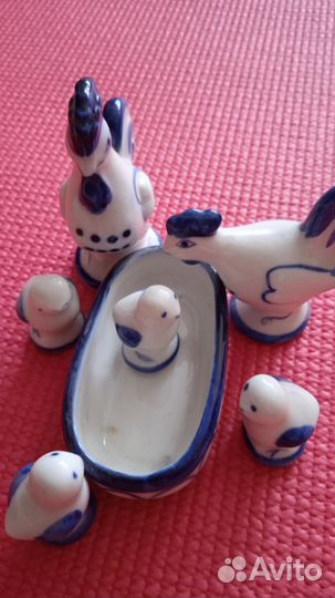 Фигурки птичек Гжель