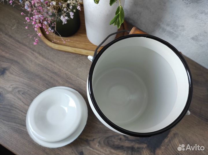 Эмалированный бидон СССР