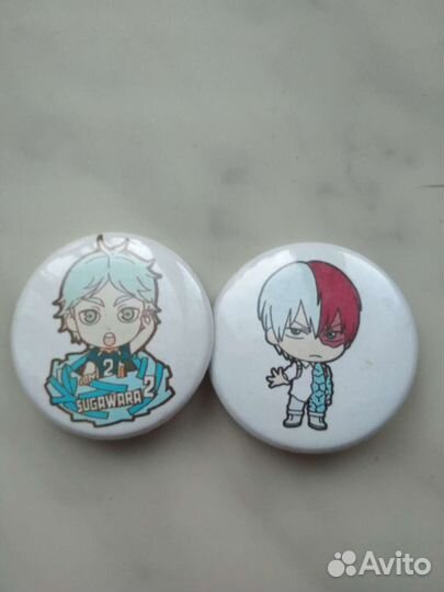 Значки с аниме. Моя героическая академия