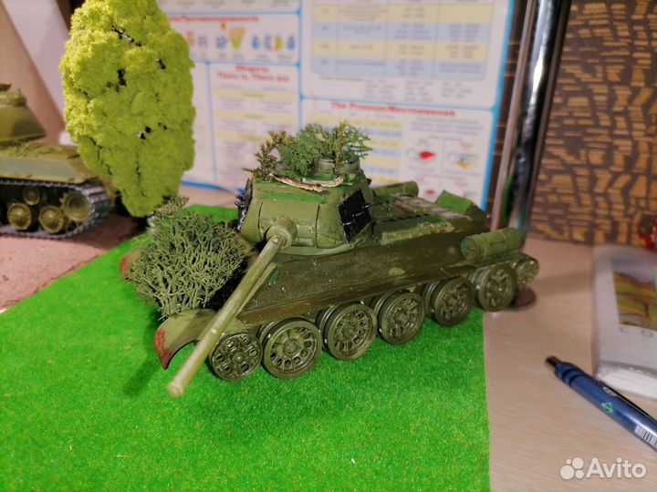2 диорамы Ис-2 и т-34