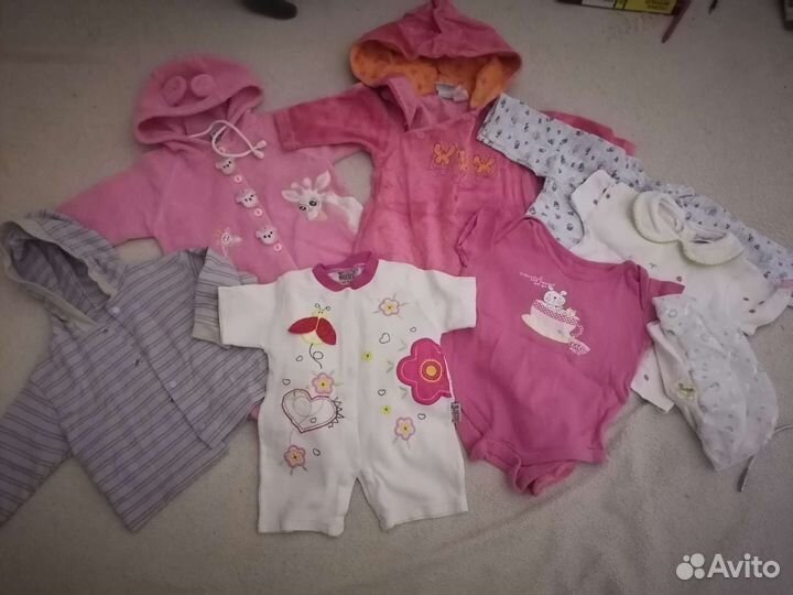 Вещи на девочку 6 месяцев