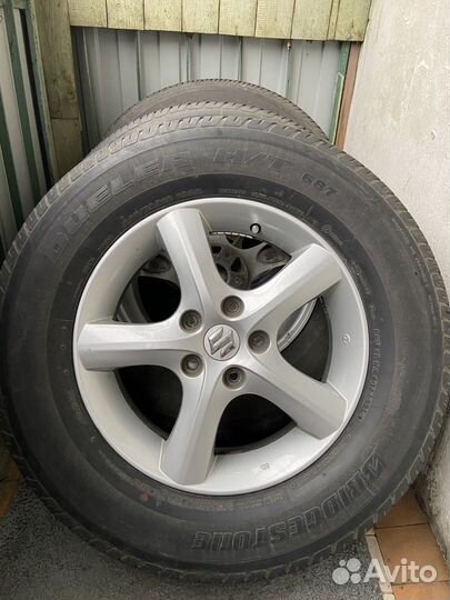 Литые диски Suzuki 6Jx16 5х114.3 с резиной