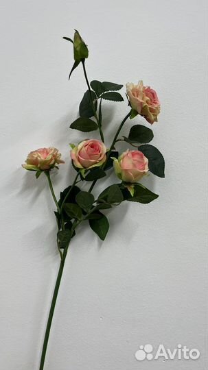 Роза силиконовая роза искусственная