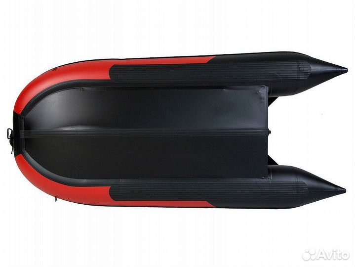 Надувная лодка gladiator B330AL красно-черная