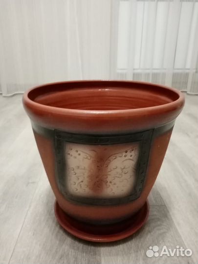 Комплект напольных цветочных горшков