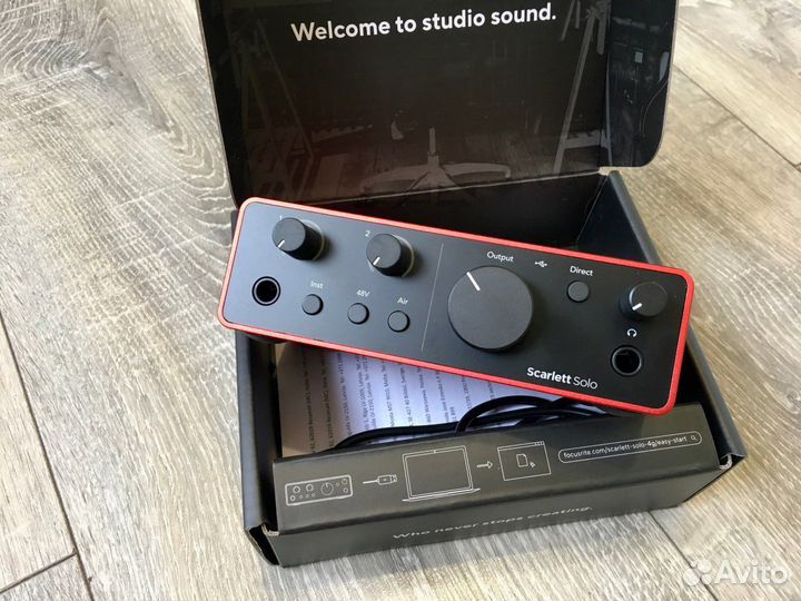 Focusrite scarlett solo 4rd gen