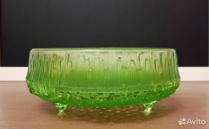 Блюдо, финское стекло