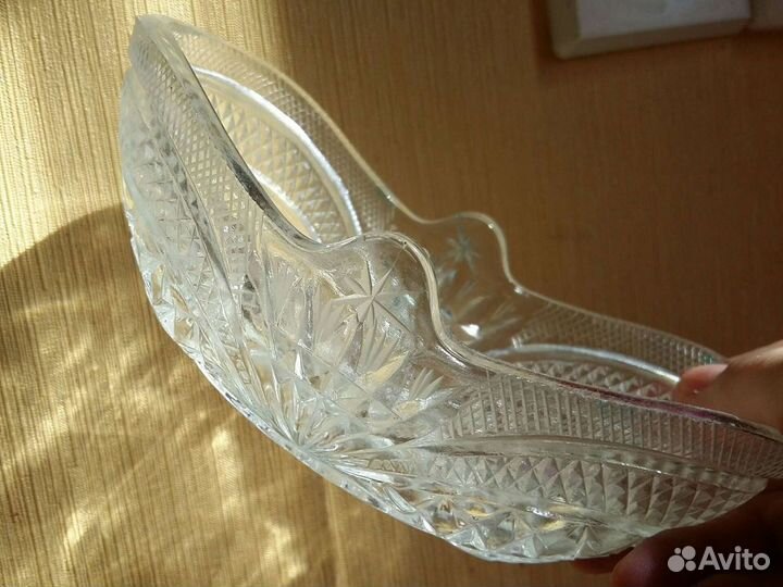 Салатник хрустальный
