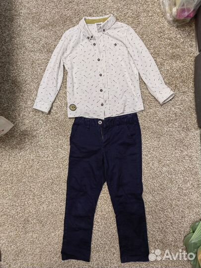 Рубашка и брюки для мальчика 110